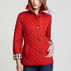 burberry red jacket